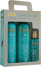 Парфумерія, косметика УЦІНКА! Набір - CHI Aloe Vera Oil (shampoo/340ml + cond/340ml + oil/89ml) *