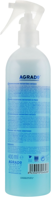 Кондиціонер для волосся, двофазний  - Agrado Bi-Phase Conditioner — фото N2