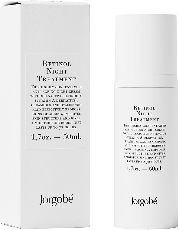 Антивозрастной ночной крем для лица - Jorgobe Retinol Night Treatment — фото N2
