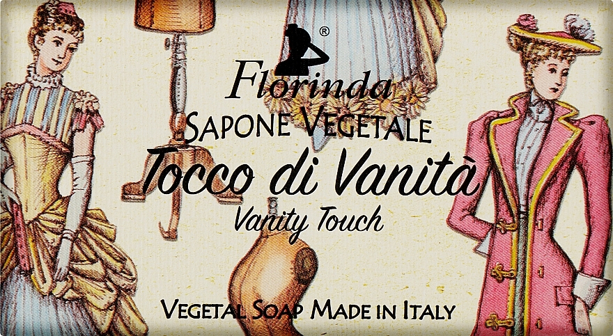 Мило натуральне "Дотик розкоші" - Florinda Vintage Vanity Touch Soap — фото N1