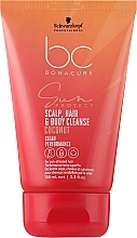 Парфумерія, косметика Шампунь для шкіри голови, волосся та тіла - Schwarzkopf Professional Bonacure Sun Protect 3-In-1 Scalp, Hair & Body Cleanse Coconut