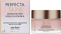 Зволожувальний та освітлювальний крем для обличчя 30+ - Perfecta Skin — фото N2