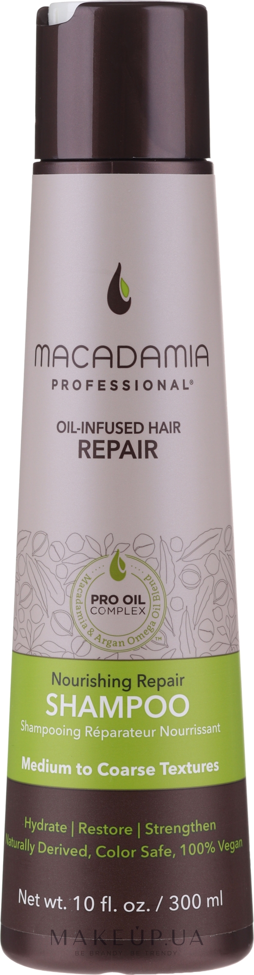 Живильний і відновлювальний шампунь для волосся - Macadamia Professional Nourishing Repair Shampoo — фото 300ml