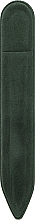 Пилочка кришталева в чохлі зі шкіри 99-1352, 135 мм, темно-зелена - SPL — фото N2