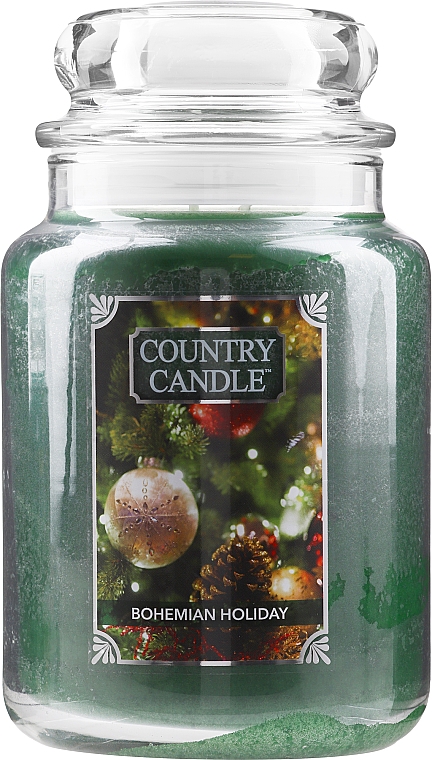 Ароматическая свеча в банке - Country Candle Bohemian Holiday — фото N2