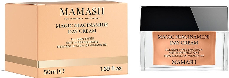 Дневной крем для лица с ниацинамидом - Mamash Magic Niacinamide Day Cream — фото N2