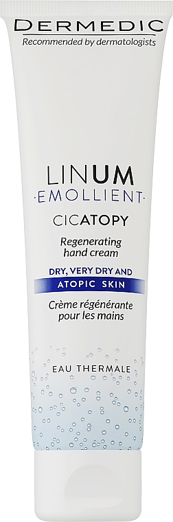 Регенерирующий крем для рук - Dermedic Linum Emolient Regenerating Hand Cream