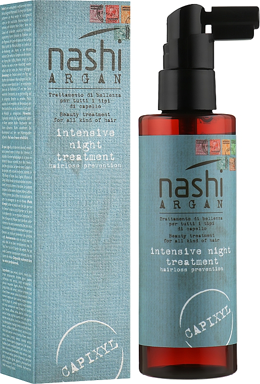 Інтенсивна нічна програма проти випадання волосся - Nashi Argan Intensive Night Treatment — фото N2