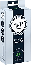 Парфумерія, косметика Презервативи латексні, розмір 47, 10 шт. - Mister Size Extra Fine Condoms
