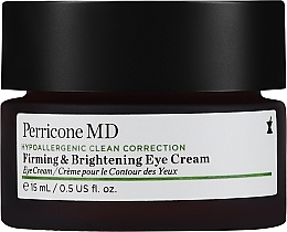Укрепляющий и осветляющий крем для век - Perricone MD Hypoallergenic Clean Correction Firming & Brightening Eye Cream — фото N1