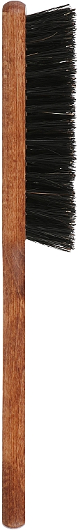 Гребінець для волосся із зубцями зі щетини кабана, 5 рядків, плоский - Gorgol — фото N2