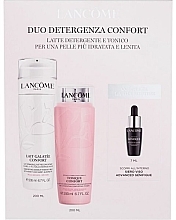 Духи, Парфюмерия, косметика Набор - Lancome Confort Cleansing Duo (milk/200ml + ton/200ml + conc/7ml)