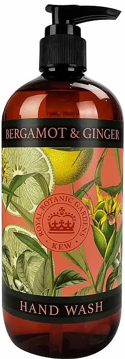 Рідке мило для рук "Бергамот і імбир" - The English Soap Company Kew Gardens Bergamot & Ginger Hand Wash — фото N1