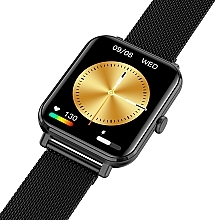 Смарт-годинник, чорний, метал - Garett Smartwatch GRC Classic — фото N4