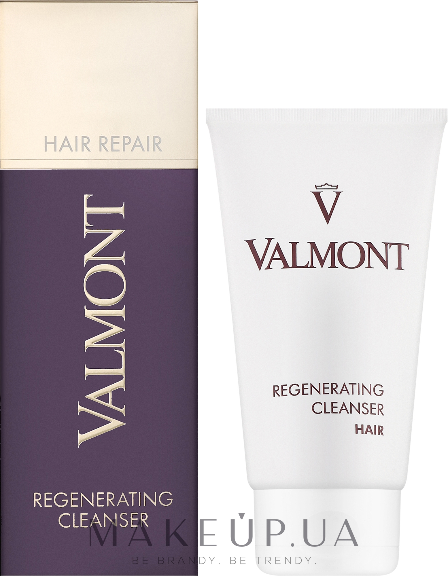 Регенеруючий очищуючий крем-шампунь, туба - Valmont Regenerating Cleanser — фото 150ml