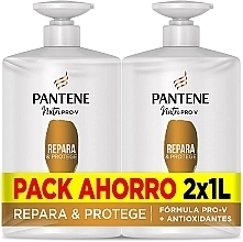 Духи, Парфюмерия, косметика Набор - Pantene Pro-V Repair & Protect Shampoo (shmp/2x1000ml)