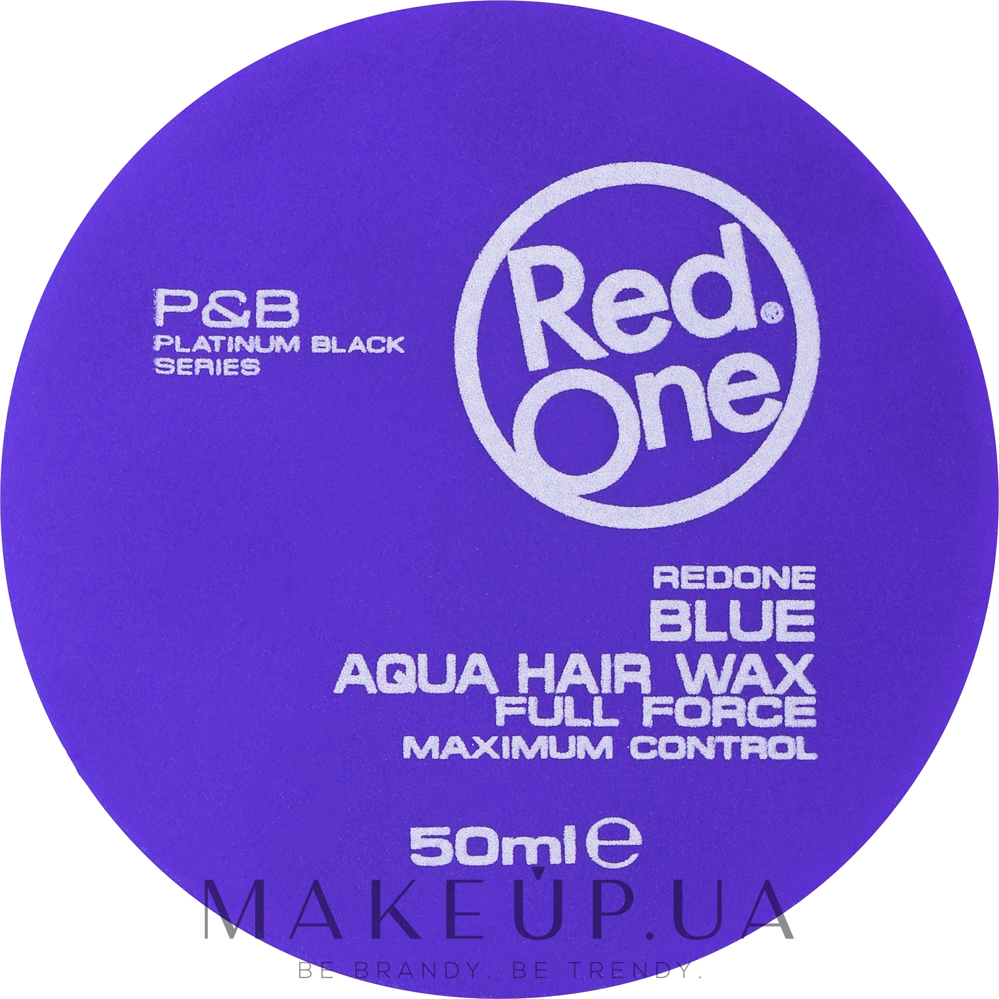 Аквавоск для волос ультрасильной фиксации - RedOne Aqua Hair Wax Blue — фото 50ml