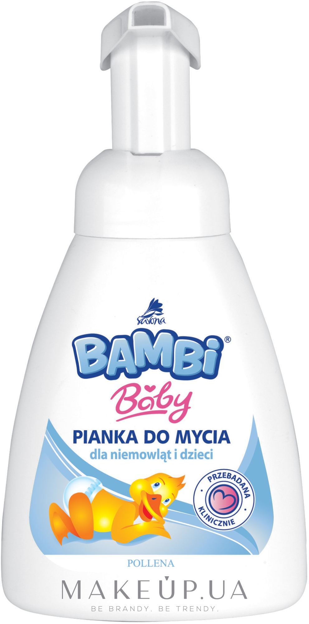 Пінка для купання для немовлят і дітей - Pollena Savona Bambi Baby Washing Foam For Babies and Children — фото 250ml