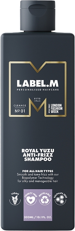Шампунь для вьющихся волос - Label.m Royal Yuzu Anti-Frizz Shampoo  — фото N1