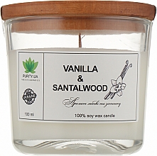 Духи, Парфюмерия, косметика Аромасвеча "Vanilla&Santalwood", в стакане - Purity Candle