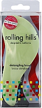 Духи, Парфюмерия, косметика Щётка для волос, светло-зелёная - Rolling Hills Detangling Brush Travel Size Light Green