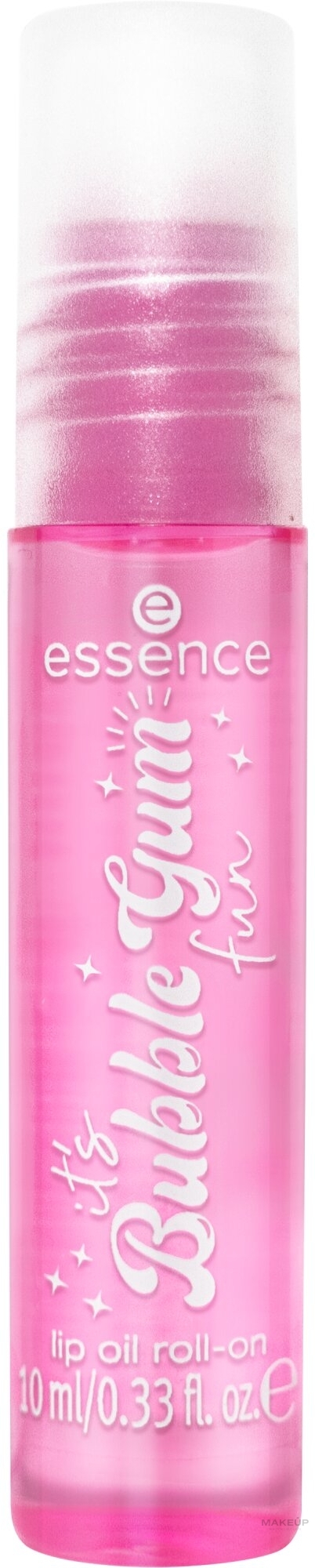 Масло для губ - Essence Its Bubble Gum Fun Lip Oil Roll-on So Bubble-Yum — фото 10ml