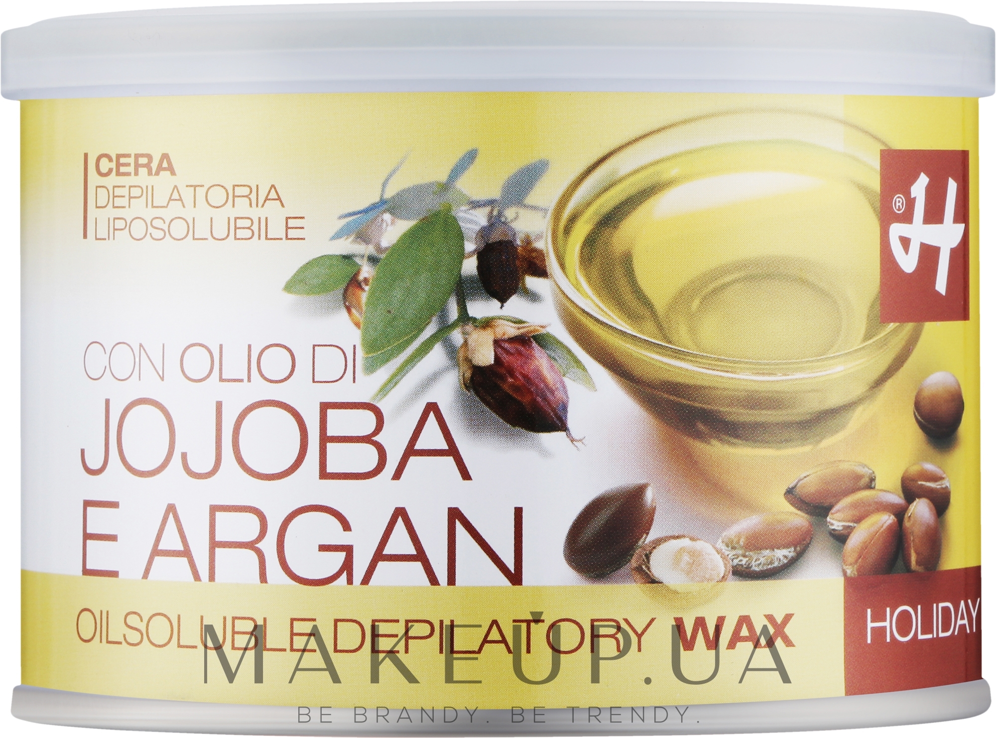 Воск для депиляции с маслом арганы и жожоба - Holiday Depilatory Wax Jojoba & Argan Oil  — фото 400ml
