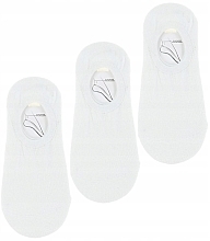 Женские хлопковые носки CDB200-201W3, 3 пары, белые - Moraj — фото N1