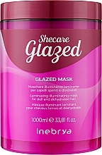 Маска для блиску волосся з ефектом глазурування - Inebrya Shecare Glazed Mask — фото N2
