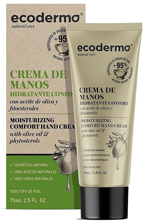 Увлажняющий крем для рук "Комфорт" - Ecoderma Moisturizing Comfort Hand Cream — фото N1
