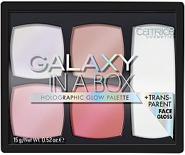 Духи, Парфюмерия, косметика УЦЕНКА Палетка для лица - Galaxy In A Box Holographic Glow Palette *