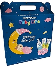 Духи, Парфюмерия, косметика Набор - Frezyderm Baby Line Welcome Baby Girl! (shmp/300ml + b/cr/2x175ml + pillow)