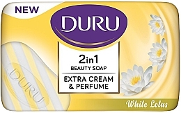 Парфумерія, косметика Косметичне мило "Білий лотос" - Duru 2in1 Beauty Soap