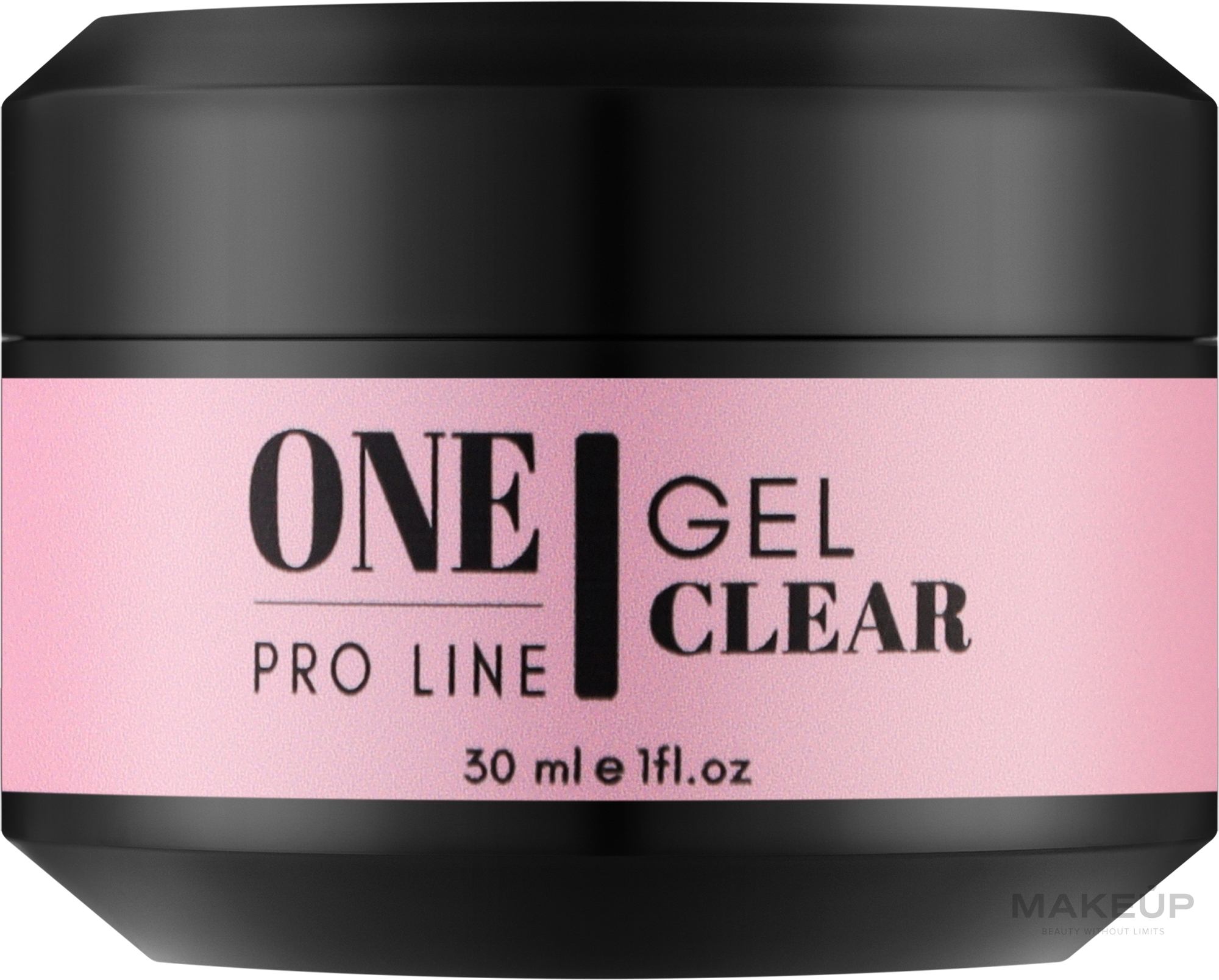 Гель для наращивания ногтей, 30 мл - One Pro Line Builder Gel — фото Clear