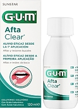 Ополаскиватель для лечения травм и язв в полости рта - G.U.M. AftaClear Mouthwash — фото N2