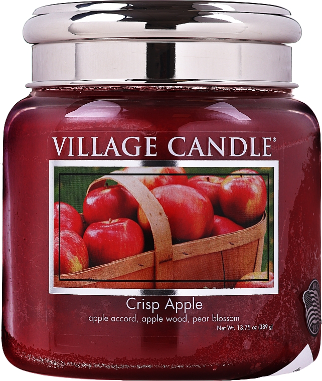 Ароматическая свеча в банке - Village Candle Crisp Apple — фото N2