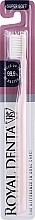 Парфумерія, косметика Зубна щітка екстрам'яка зі сріблом, світло-рожева - Royal Denta Silver Super Soft