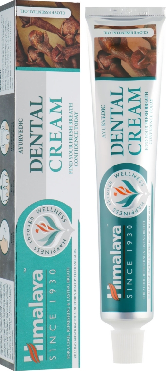 Зубная паста с гвоздикой - Himalaya Herbals Dental Cream — фото N1