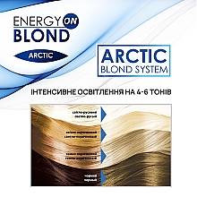 Освітлювач для волосся "Arctic" з флюїдом - Acme Color Energy Blond — фото N4