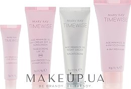 Парфумерія, косметика РОЗПРОДАЖ Набір для жирної шкіри - Mary Kay TimeWise Age Minimize 3D SPF 30 (cleanser/14g + d/cr/9g + n/cr9g + eye/cr/3g)*