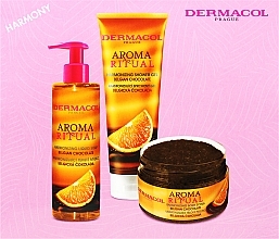 Набор - Dermacol Aroma Ritual Harmony (sh/gel/250ml + soap/250ml + b/scrub/200g) — фото N1