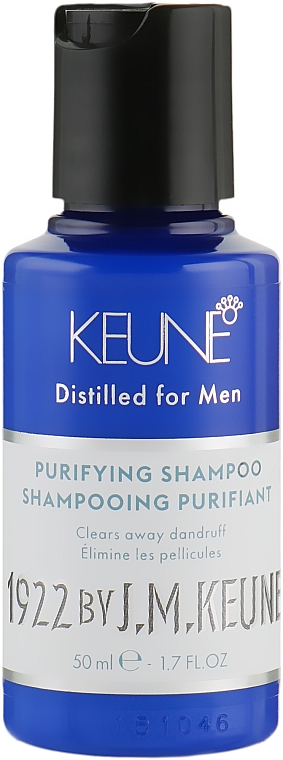 Шампунь для чоловіків "Очищальний" - Keune 1922 Purifying Shampoo Distilled For Men Travel Size — фото N1