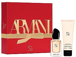 Духи, Парфюмерия, косметика Giorgio Armani Si - Набор (edp/30ml + b/lot/75ml)