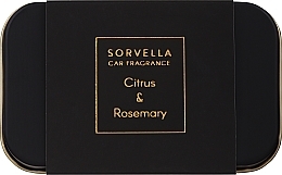 Ароматизатор для авто - Sorvella Perfume Citrus & Rosemary Car Fragrances — фото N1