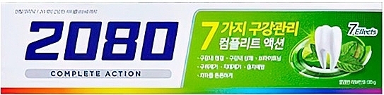 Зубная паста со вкусом мяты и трав - Dental Clinic 2080 Complete Action Herb Mint Toothpaste — фото N1