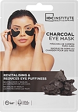 Вугільна маска для контуру очей - IDC Institute Charcoal Eye Mask — фото N1