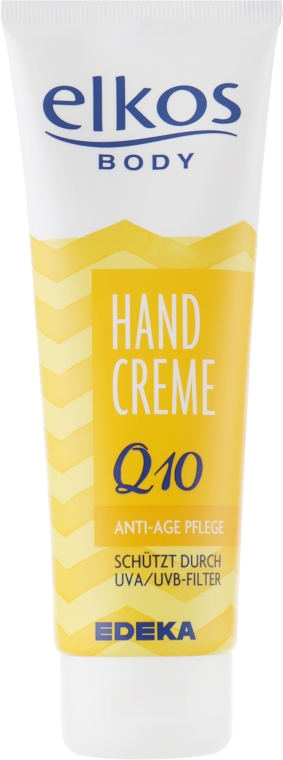 Антивозрастной крем для рук - Elkos Body Q10 Anti-Age Hand Cream