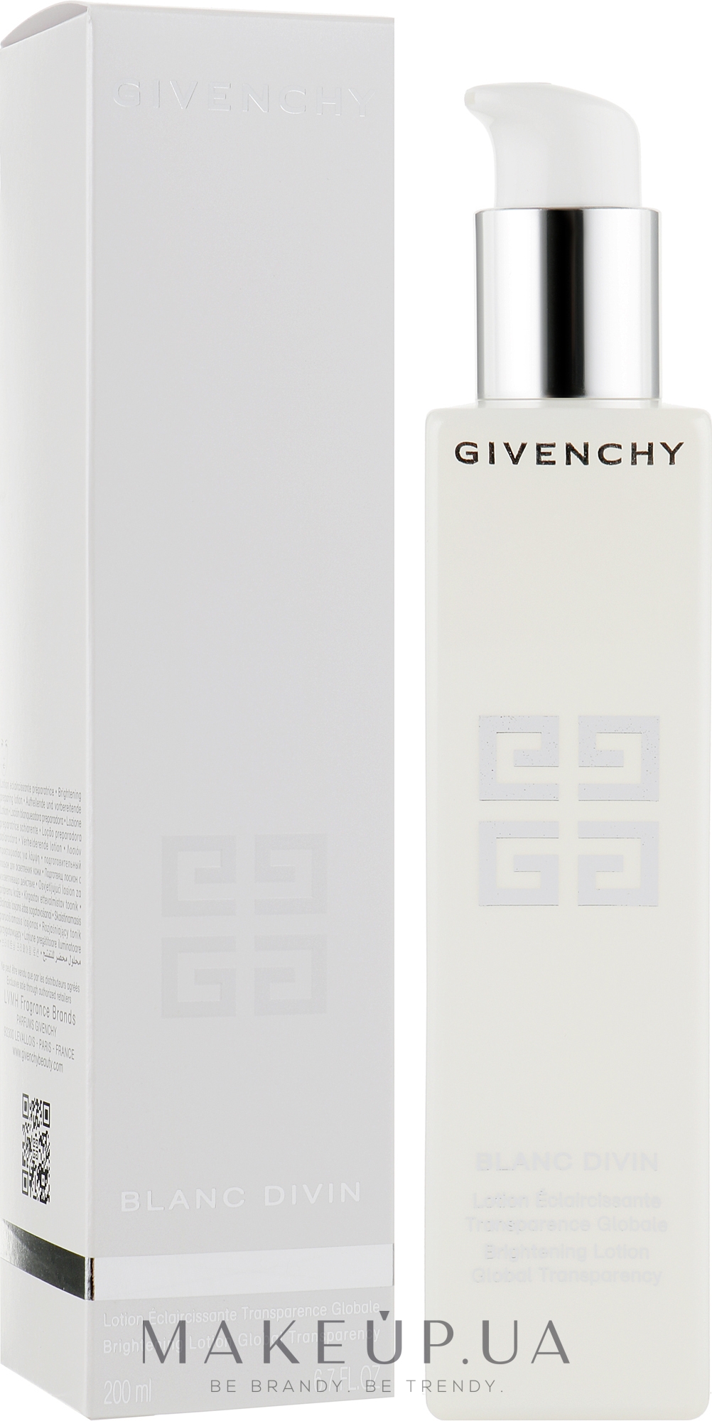 Освітлювальний лосьйон  - Givenchy Blanc Divin Global Transparency — фото 200ml