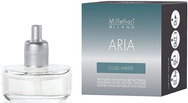 Наповнювач для освіжувача повітря - Millefiori Milano Aria Cold Water Refill — фото N1