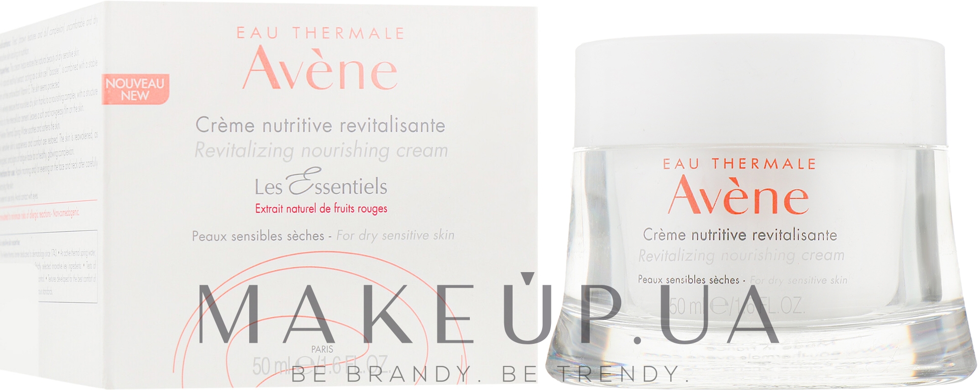 Відновлювальний живильний крем для обличчя - Avene Eau Thermale Revitalizing Nourishing Cream — фото 50ml